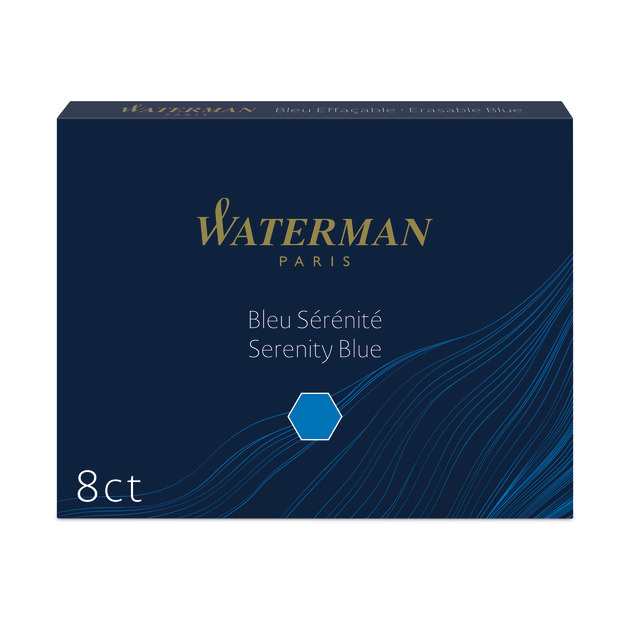 Naboje atramentowe Waterman Standard 8szt. niebieskie